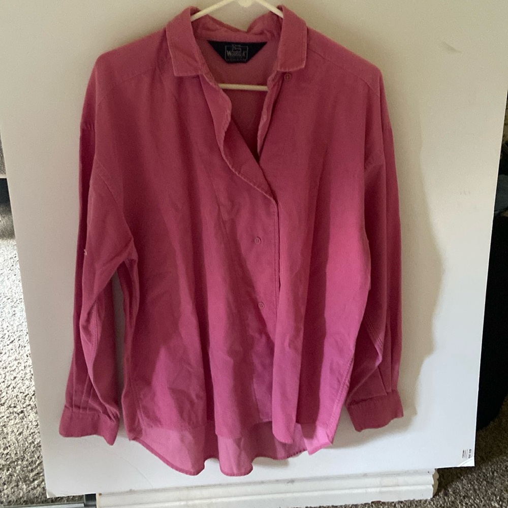 Pink corduroy
